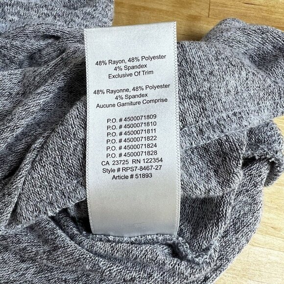 Artizia Wilfred Free Izabel Romper Gray Tie‎ Waist Sleeveless Kni Size XXS - Picture 10 of 12